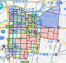 大阪市中央区でのポスティング効果を高める!人口・世帯数データ 大阪市中央区でのポスティング効果を高める!人口・世帯数データ