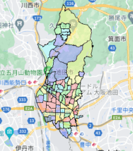 大阪府池田市でのポスティング効果を高める!人口・世帯数データ 大阪府池田市でのポスティング効果を高める!人口・世帯数データ