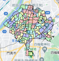 大阪府寝屋川市でのポスティング効果を高める!人口・世帯数データ 大阪府寝屋川市でのポスティング効果を高める!人口・世帯数データ