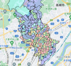 大阪府茨木市でのポスティング効果を高める!人口・世帯数データ 大阪府茨木市でのポスティング効果を高める!人口・世帯数データ