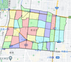 大阪市東成区でのポスティング効果を高める!人口・世帯数データ 大阪市東成区でのポスティング効果を高める!人口・世帯数データ