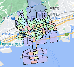 神戸市東灘区の人口・世帯数データ｜ポスティングのフィールド