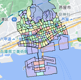 神戸市東灘区の人口・世帯数データ｜ポスティングのフィールド