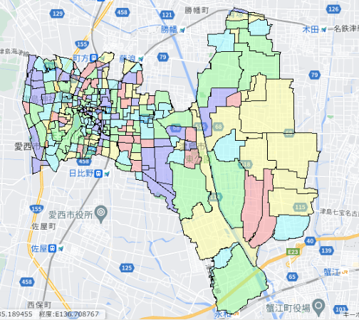 津島市でのポスティングに役立つ人口・世帯数データ 津島市でのポスティングに役立つ人口・世帯数データ
