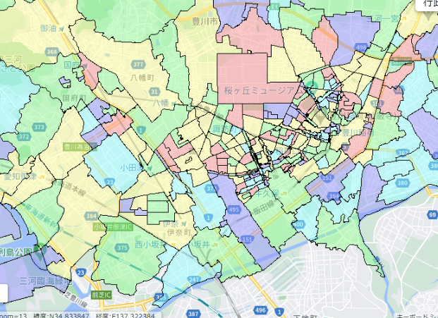 豊川市でのポスティングに役立つ人口・世帯数データ