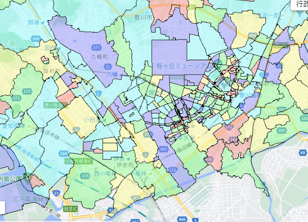 豊川市でのポスティングに役立つ人口・世帯数データ