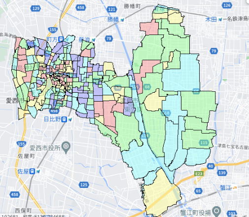 津島市でのポスティングに役立つ人口・世帯数データ 津島市でのポスティングに役立つ人口・世帯数データ