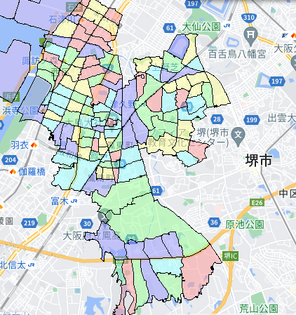 堺市西区でのポスティング効果を高める!人口・世帯数データ 堺市西区でのポスティング効果を高める!人口・世帯数データ