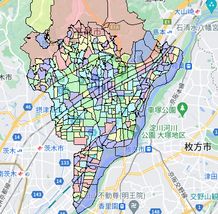 大阪府高槻市でのポスティング効果を高める！人口・世帯数データ