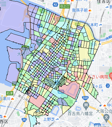 堺市堺区でのポスティング効果を高める!人口・世帯数データ 堺市堺区でのポスティング効果を高める!人口・世帯数データ
