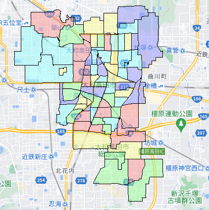 大和高田市でのポスティングに役立つ人口・世帯数データ