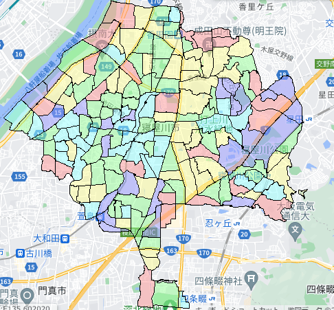 大阪府寝屋川市でのポスティング効果を高める!人口・世帯数データ 大阪府寝屋川市でのポスティング効果を高める!人口・世帯数データ