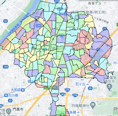 大阪府寝屋川市でのポスティング効果を高める!人口・世帯数データ 大阪府寝屋川市でのポスティング効果を高める!人口・世帯数データ