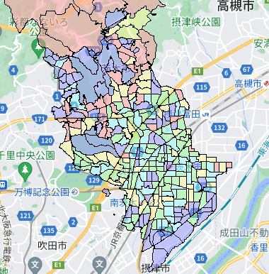 大阪府茨木市でのポスティング効果を高める!人口・世帯数データ 大阪府茨木市でのポスティング効果を高める!人口・世帯数データ
