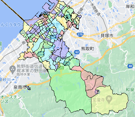 大阪府泉佐野市でのポスティング効果を高める！人口・世帯数データ
