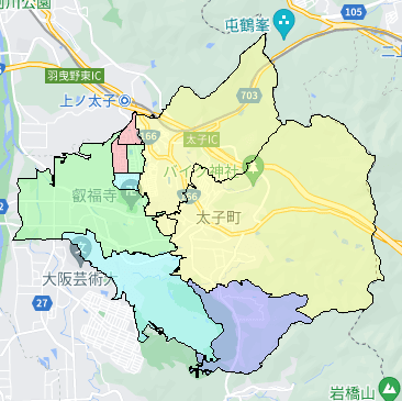 大阪府太子町でのポスティング効果を高める!人口・世帯数データ 大阪府太子町でのポスティング効果を高める!人口・世帯数データ
