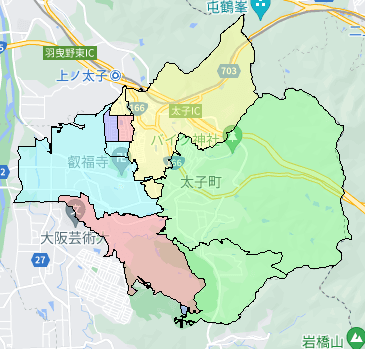 大阪府太子町でのポスティング効果を高める!人口・世帯数データ 大阪府太子町でのポスティング効果を高める!人口・世帯数データ