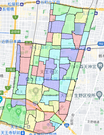 大阪市天王寺区でのポスティング効果を高める!人口・世帯数データ 大阪市天王寺区でのポスティング効果を高める!人口・世帯数データ