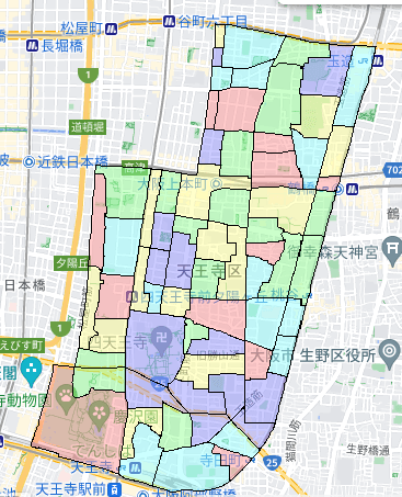 大阪市天王寺区でのポスティング効果を高める!人口・世帯数データ 大阪市天王寺区でのポスティング効果を高める!人口・世帯数データ
