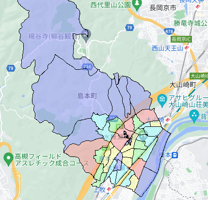 大阪府島本町でのポスティング効果を高める!人口・世帯数データ 大阪府島本町でのポスティング効果を高める!人口・世帯数データ