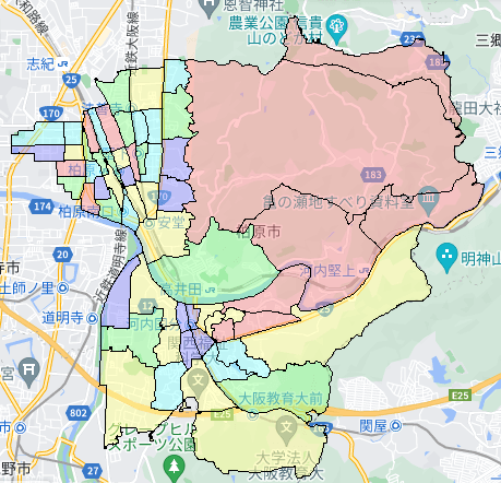 大阪府柏原市の人口・世帯数データ|ポスティングのフィールド 大阪府柏原市の人口・世帯数データ|ポスティングのフィールド