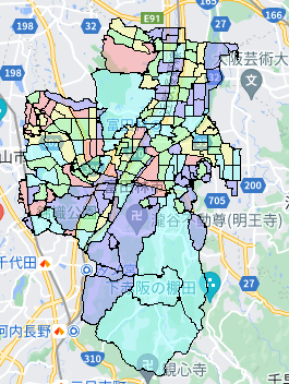 大阪府富田林市でのポスティング効果を高める！人口・世帯数データ