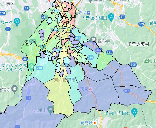 河内長野市でのポスティング効果を高める!人口・世帯数データ 河内長野市でのポスティング効果を高める!人口・世帯数データ