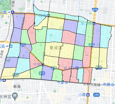 大阪市東成区でのポスティング効果を高める!人口・世帯数データ 大阪市東成区でのポスティング効果を高める!人口・世帯数データ