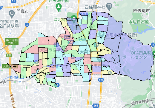 大阪府大東市でのポスティング効果を高める!人口・世帯数データ 大阪府大東市でのポスティング効果を高める!人口・世帯数データ
