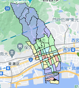 芦屋市でのポスティングに役立つ人口・世帯数データ 芦屋市でのポスティングに役立つ人口・世帯数データ