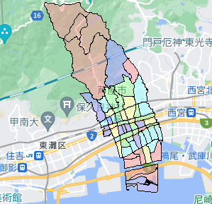 芦屋市でのポスティングに役立つ人口・世帯数データ 芦屋市でのポスティングに役立つ人口・世帯数データ