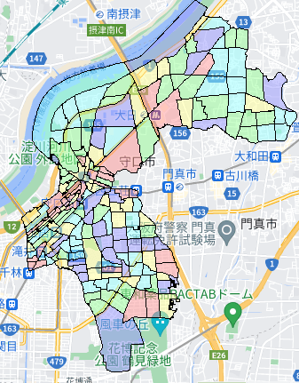 大阪府守口市でのポスティング効果を高める!人口・世帯数データ 大阪府守口市でのポスティング効果を高める!人口・世帯数データ