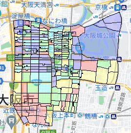 大阪市中央区でのポスティング効果を高める!人口・世帯数データ 大阪市中央区でのポスティング効果を高める!人口・世帯数データ