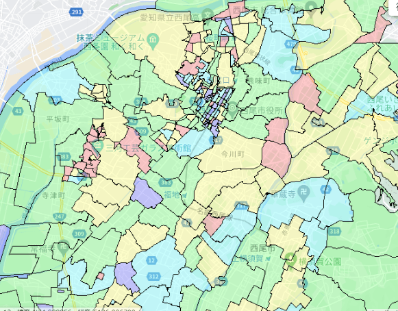 西尾市でのポスティングに役立つ人口・世帯数データ