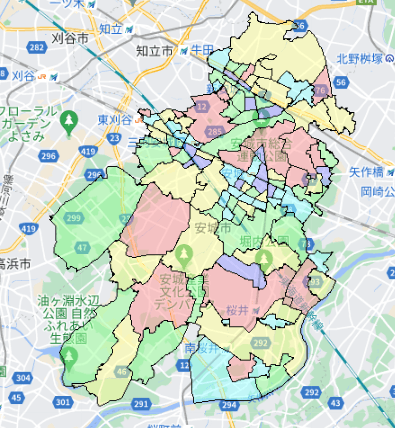 安城市の人口及び世帯数｜ポスティングのフィールド