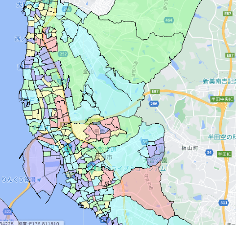 常滑市でのポスティングに役立つ人口・世帯数データ
