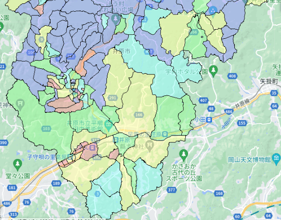 井原市でのポスティングに役立つ人口・世帯数データ