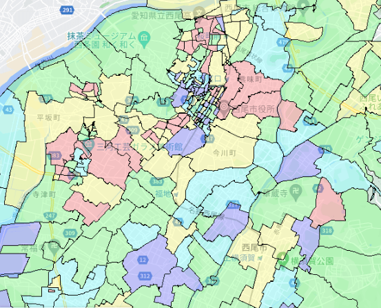 西尾市でのポスティングに役立つ人口・世帯数データ
