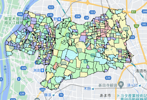 稲沢市でのポスティングに役立つ人口・世帯数データ