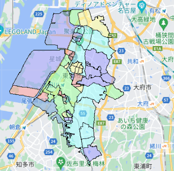 愛知県東海市の人口及び世帯数｜ポスティングのフィールド