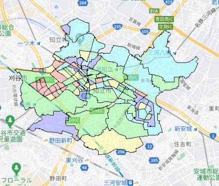 愛知県知立市の人口及び世帯数|ポスティングのフィールド 愛知県知立市の人口及び世帯数|ポスティングのフィールド