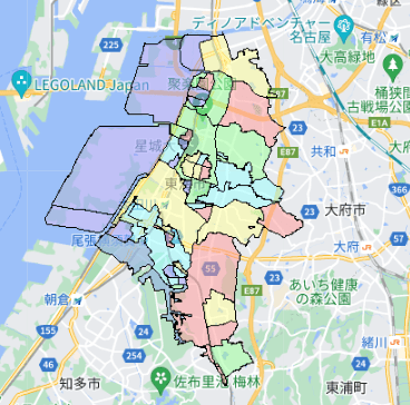 愛知県東海市の人口及び世帯数｜ポスティングのフィールド