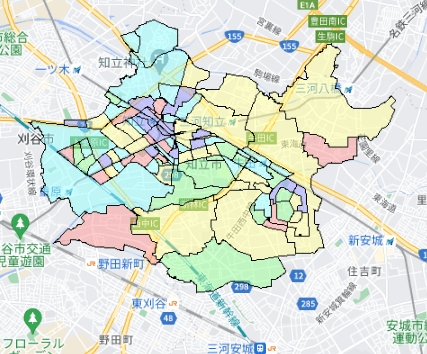 愛知県知立市の人口及び世帯数|ポスティングのフィールド 愛知県知立市の人口及び世帯数|ポスティングのフィールド