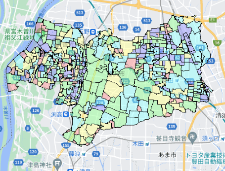 稲沢市でのポスティングに役立つ人口・世帯数データ