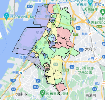 愛知県東海市の人口及び世帯数｜ポスティングのフィールド