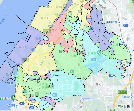 知多市の人口及び世帯数｜ポスティングのフィールド