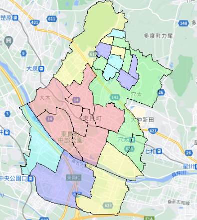 三重県東員町でのポスティングに役立つ人口・世帯数データ