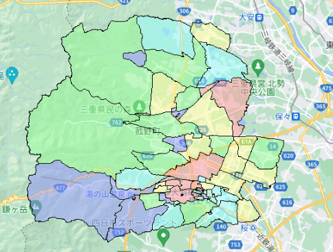 菰野町の人口及び世帯数｜ポスティングのフィールド