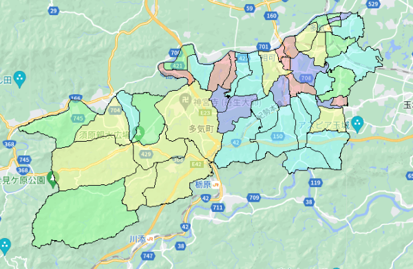 多気町でのポスティングに役立つ人口・世帯数データ