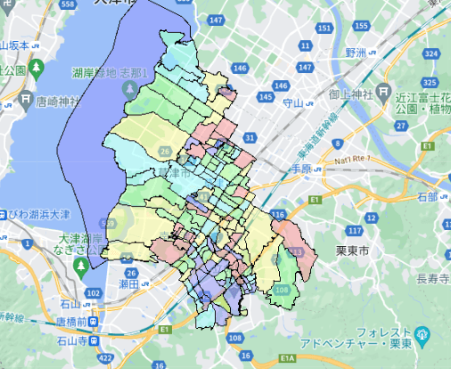 草津市でのポスティングに役立つ人口・世帯数データ